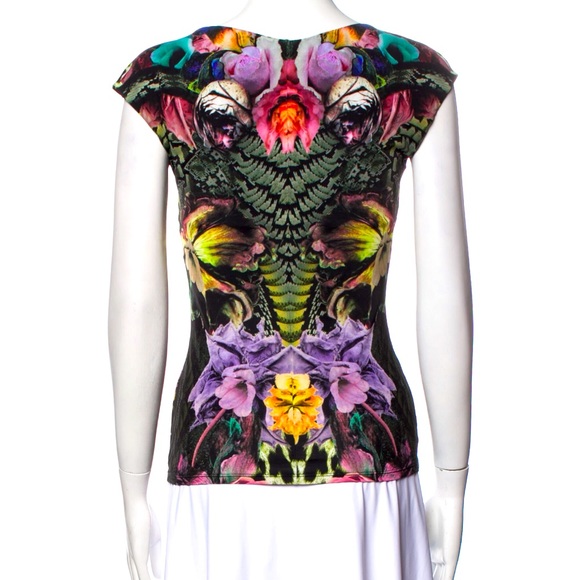 Roberto Cavalli floral print top - xs - Picture 4 of 4